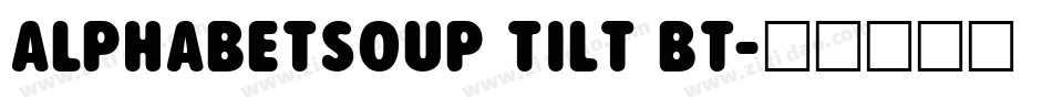 AlphabetSoup Tilt BT字体转换